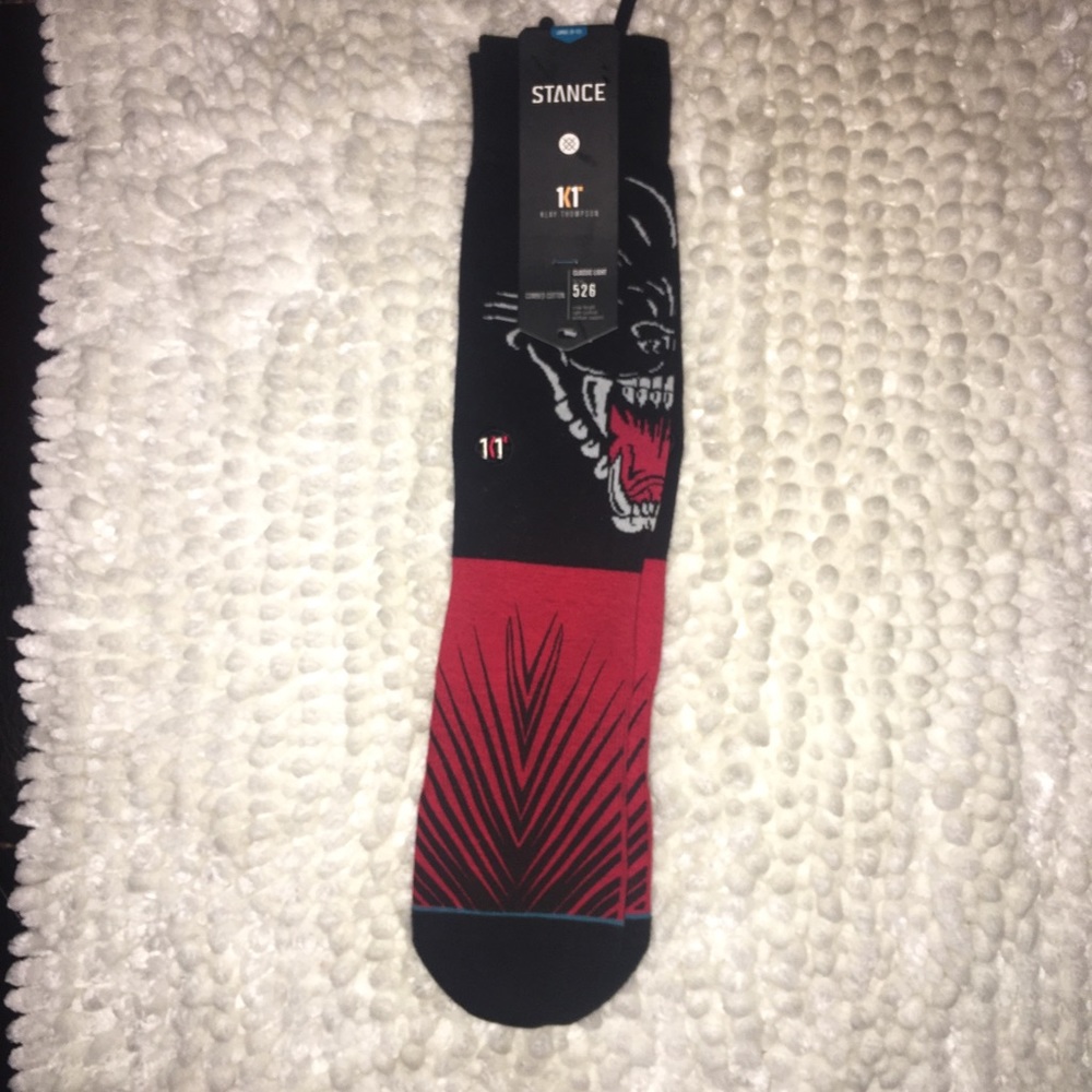 🆕 NWT Stance Klay Thompson Black Panther Sock - Picture 2 of 3